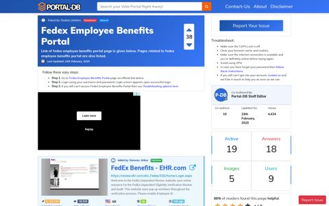 Fedex Employee Benefits Portal