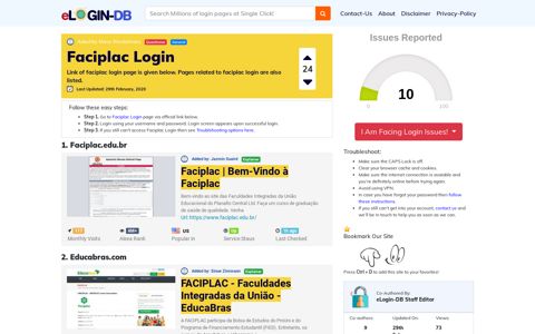 Faciplac Login - A database full of login pages from all over the ...