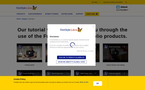 Support - Overview | The FreeStyle Libre System