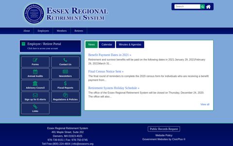 Essex Regional Retirement System |