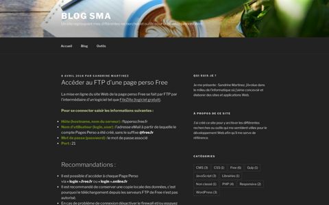 Accéder au FTP d'une page perso Free – Blog SMA