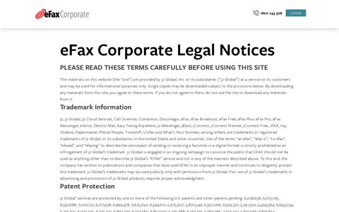 The World's Leading Internet Fax Service - eFax Corporate