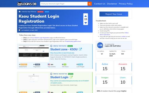 Ksou Student Login Registration - Logins-DB