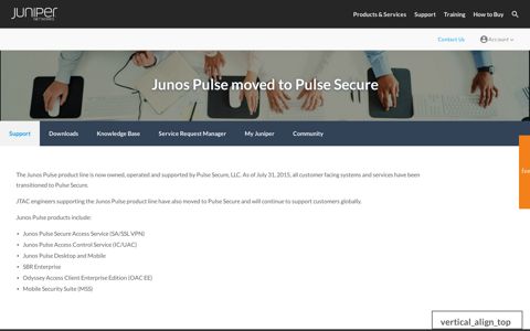 Junos Pulse moved to Pulse Secure - Support - Juniper ...