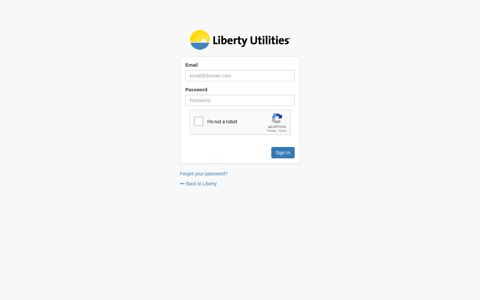 Login - Liberty Utilities