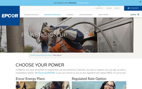 How to Sign Up for Power & Water | EPCOR Energy Services