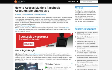 How to Access Multiple Facebook Accounts Simultaneously