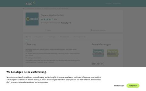 Gecco Media GmbH als Arbeitgeber | XING Unternehmen
