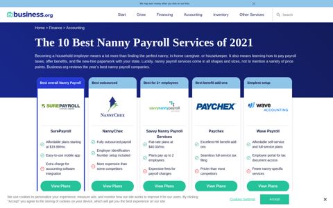Best Nanny Payroll Services in 2020 | Business.org
