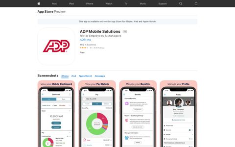 ‎ADP Mobile Solutions on the App Store