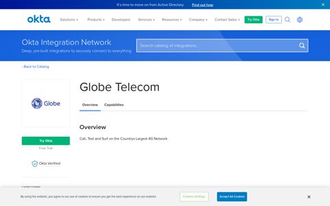 Globe Telecom | Okta