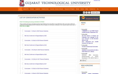 Convocation - Gujarat Technological University