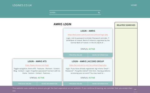 amris login - General Information about Login - Logines.co.uk