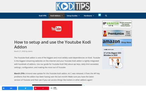 How to setup and use the Youtube Kodi Addon - Kodi Tips