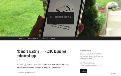 No more waiting – PRESTO launches enhanced app ...