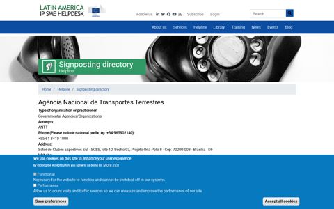 Agência Nacional de Transportes Terrestres | Latin America IP ...