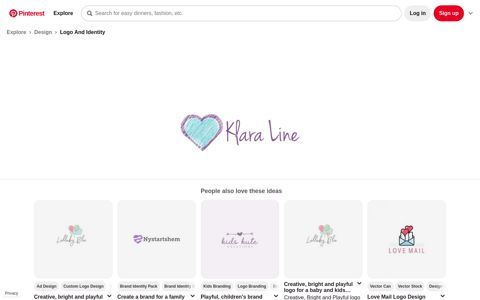 Klara Line - Logo Design for online psychic readings, fortune teller ...