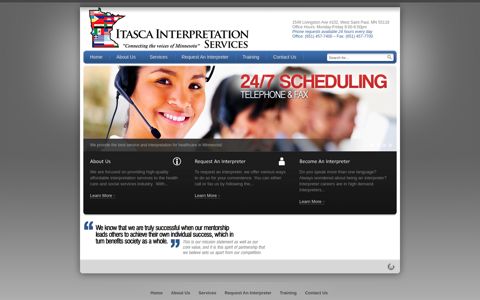 Itasca Interpretation Services: Home
