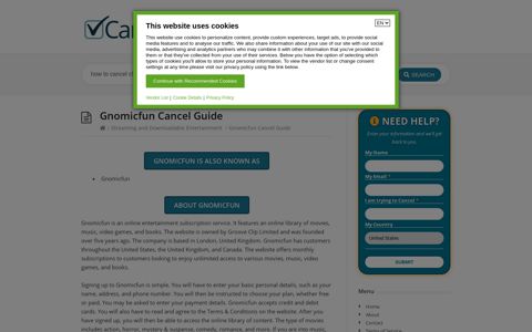 Gnomicfun Cancel Guide - CancelGuides.com