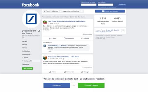Deutsche Bank - La Mia Banca - Community | Facebook