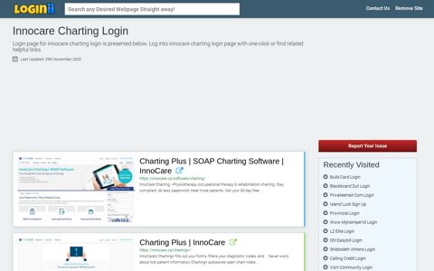 Innocare Charting Login - Loginii.com