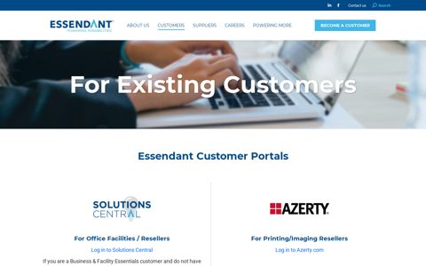 For Existing Customers and Resellers | Essendant