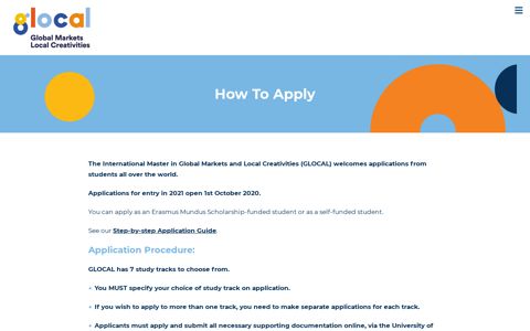 How To Apply : GLOCAL