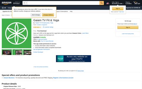 Gaiam TV Fit & Yoga: Appstore for Android - Amazon.com