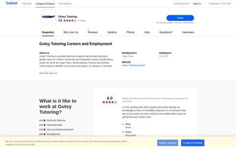 Gutsy Tutoring Careers and Employment | Indeed.com