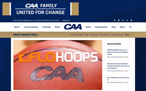 CAA Announces Men's Basketball FloSports Schedule ...