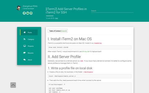 [iTerm2] Add Server Profiles in iTerm2 for SSH - Lovian Blog