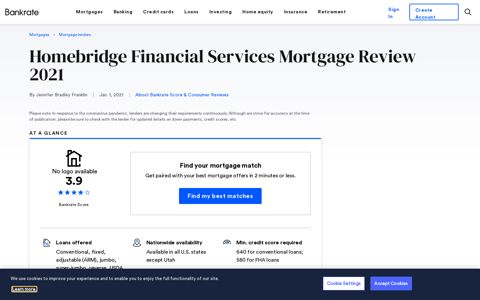 Homebridge Financial Services Mortgage Reviews & Ratings ...