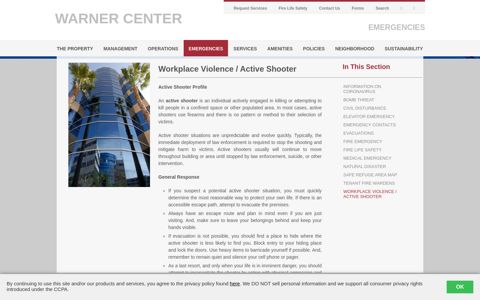Workplace Violence / Active Shooter - Welcome to Hines ...