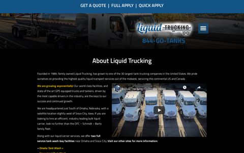 About Liquid Trucking