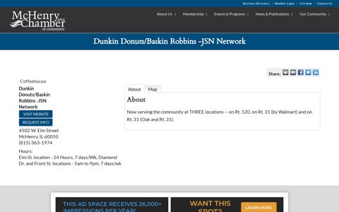 Dunkin Donuts/Baskin Robbins -JSN Network | Coffeehouse ...