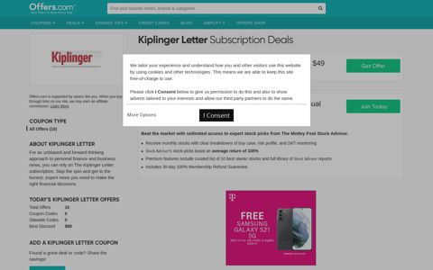 Kiplinger Letter Subscription Deals & Discounts $88 off