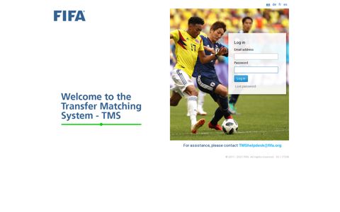 FIFA TMS | Log in