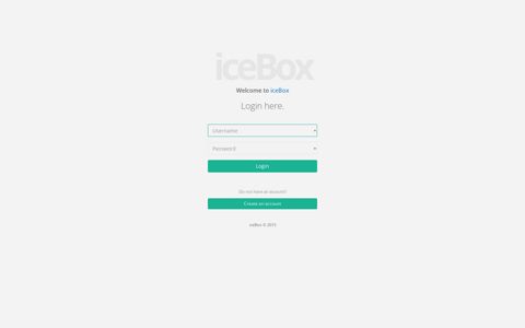 iceBox | Login
