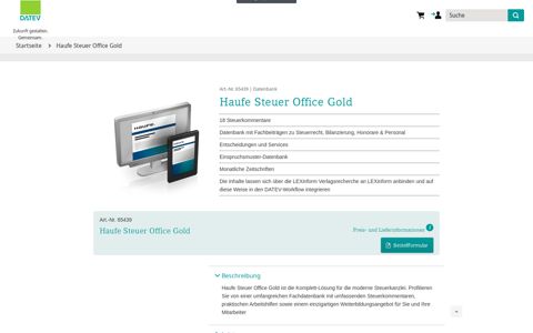 Haufe Steuer Office Gold - Datev
