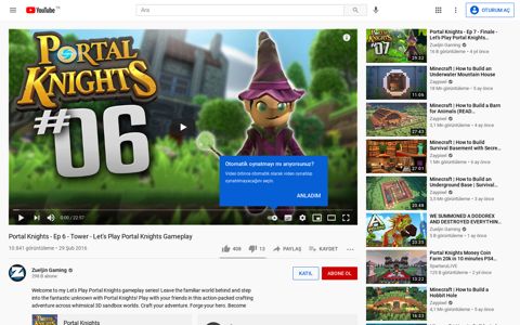 Portal Knights - Ep 6 - Tower - Let's Play Portal ... - YouTube