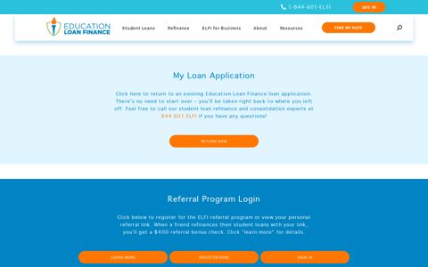 Login to Your ELFI Account | ELFI Education Loan Finance