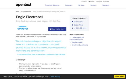 Engie Electrabel - OpenText