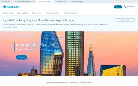 International Banking | Barclays: Home
