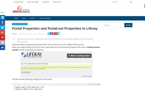 Portal Properties and Portal-ext Properties in Liferay - Tech blog