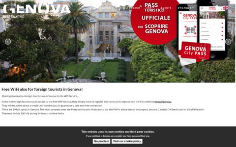 Free WiFi also for foreign tourists in Genova! | Visitgenoa.it
