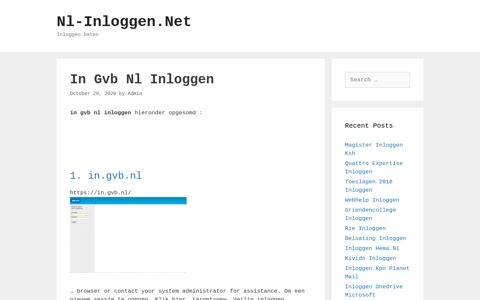 In Gvb Nl Inloggen - Nl-Inloggen.Net