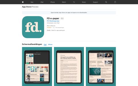 ‎FD e-paper in de App Store