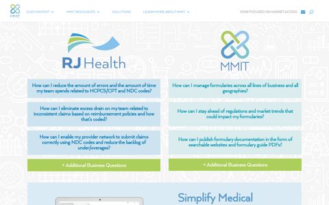Products: RJ Health & Navigator - MMIT