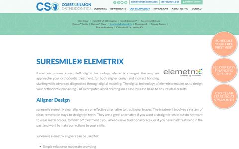 SureSmile® elemetrix - Cosse & Silmon Orthodontics ...