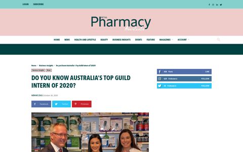 Do you know Australia's Top Guild Intern of 2020? - Retail ...